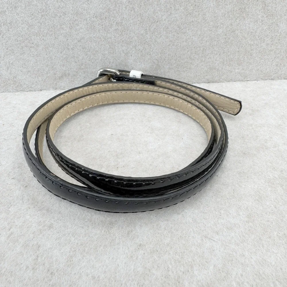 Belt Womens Size 2XL Black‎ Faux Leather Skinny Dress Buckle More Than 39 In